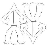 frilly tulip border 002